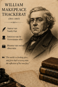 William Makepeace Thackeray — De man die de Victoriaanse maatschappij ontmaskerde